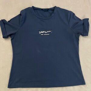 Navy Blue Graphic Tee